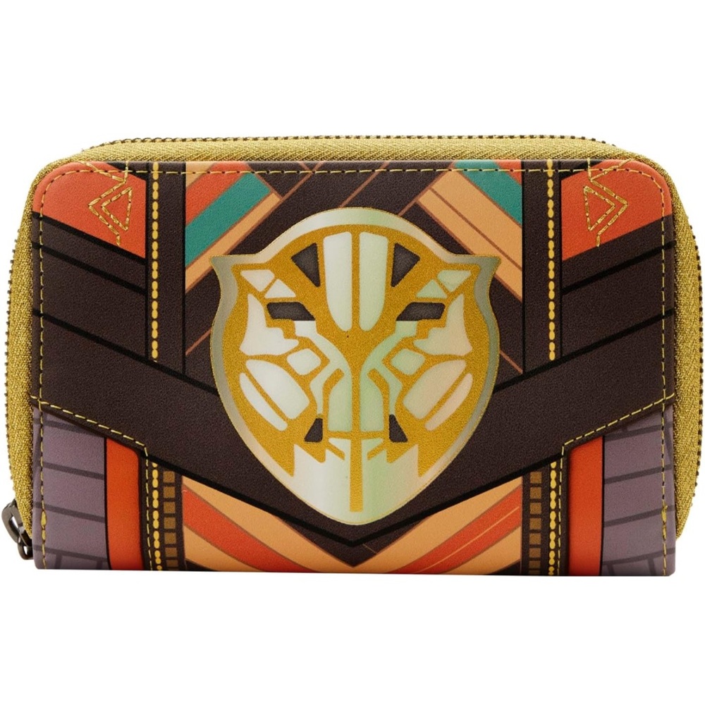 Loungefly MARVEL BLACK PANTHER OKOYE COSPLAY ZIP AROUND WALLET